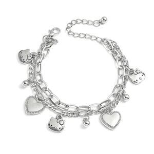 Sanrio Hello Kitty silver charm bracelet